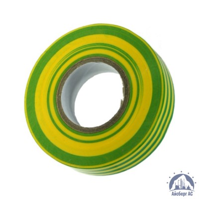 Лента изоляционная ПВХ (Полимерпак) 20 мм желто-зеленая купить  в Сургуте